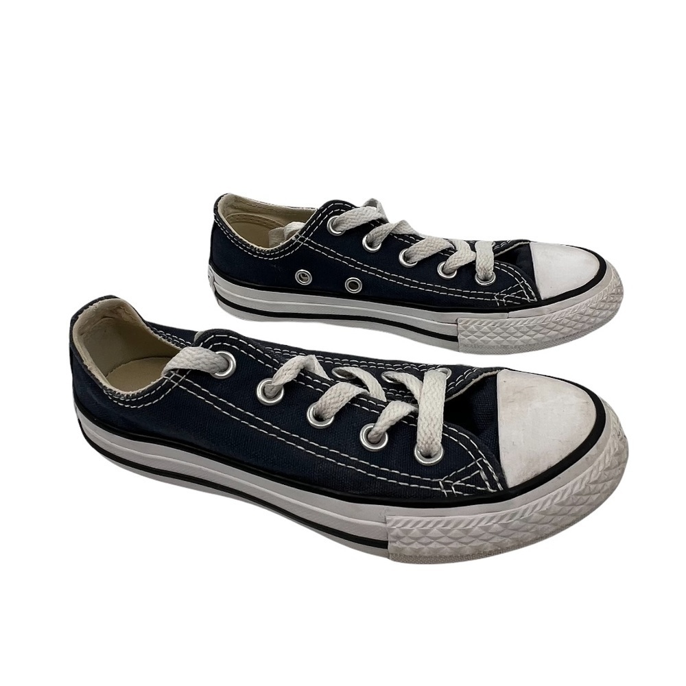 Converse All Star Blue Canvas Sneakers Size 12 Youth